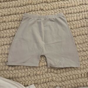 brandy melville baby blue biker shorts
